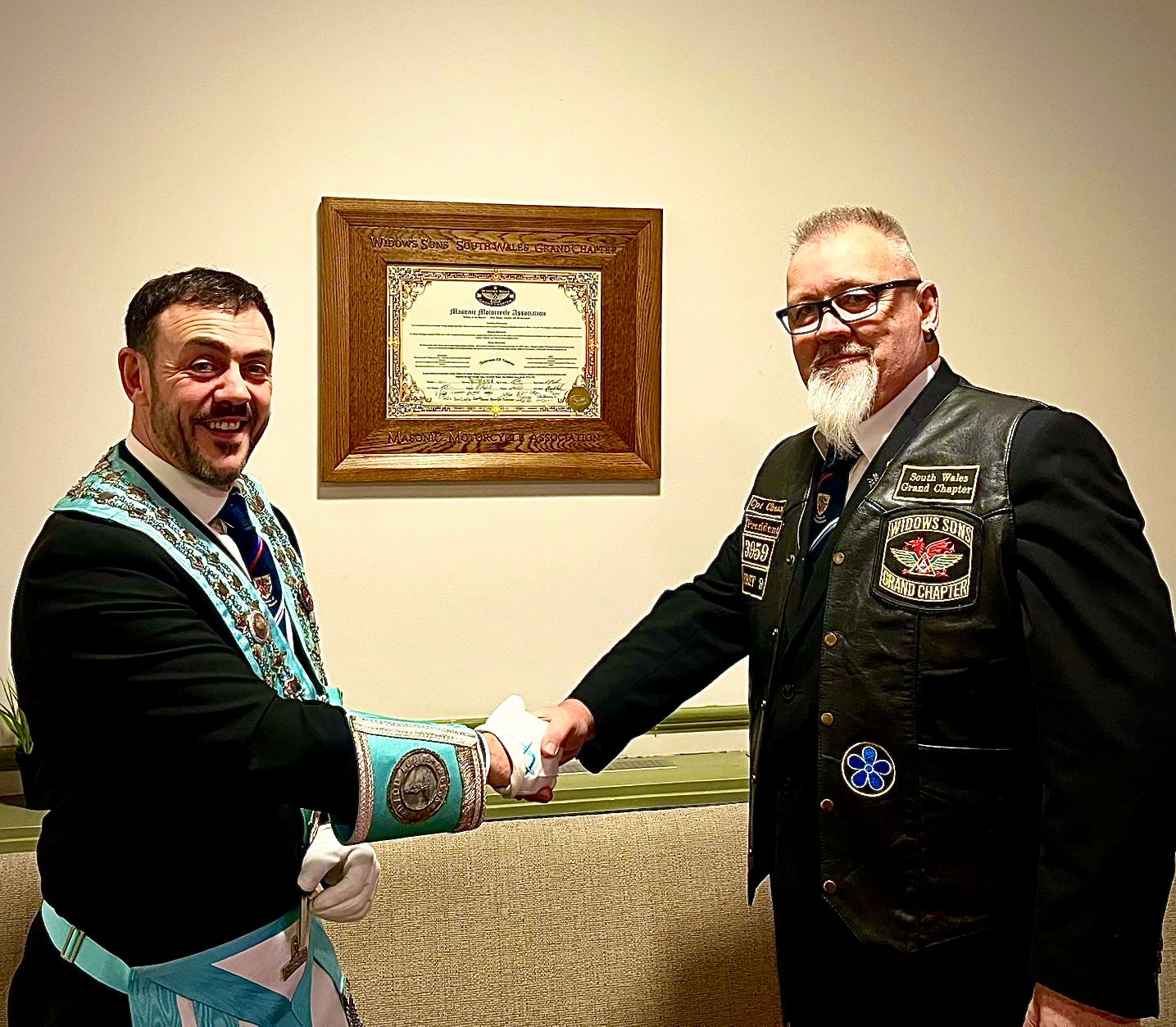 widows sons and ceardydd lodge